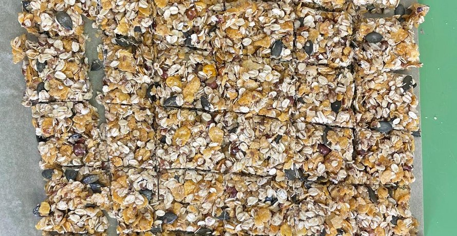 Selbstgemachte Müsliriegel